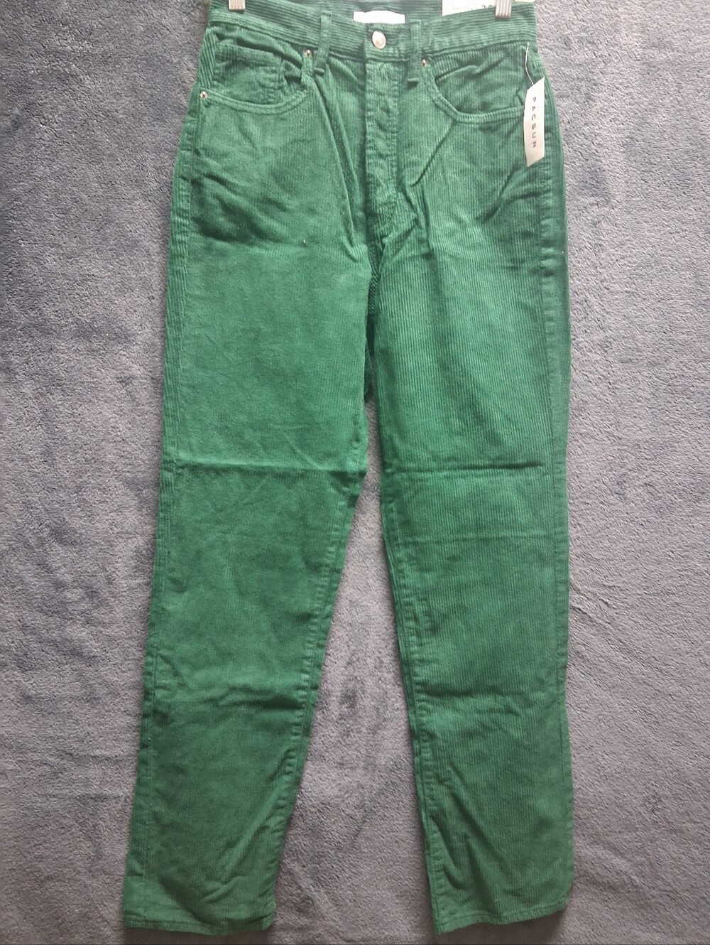 PacSun Green Corduroy Dad Jeans Sz 26 NWT